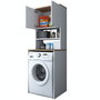 Hanah Home Armario para Lavadora KD101 - 1950 - Walnut